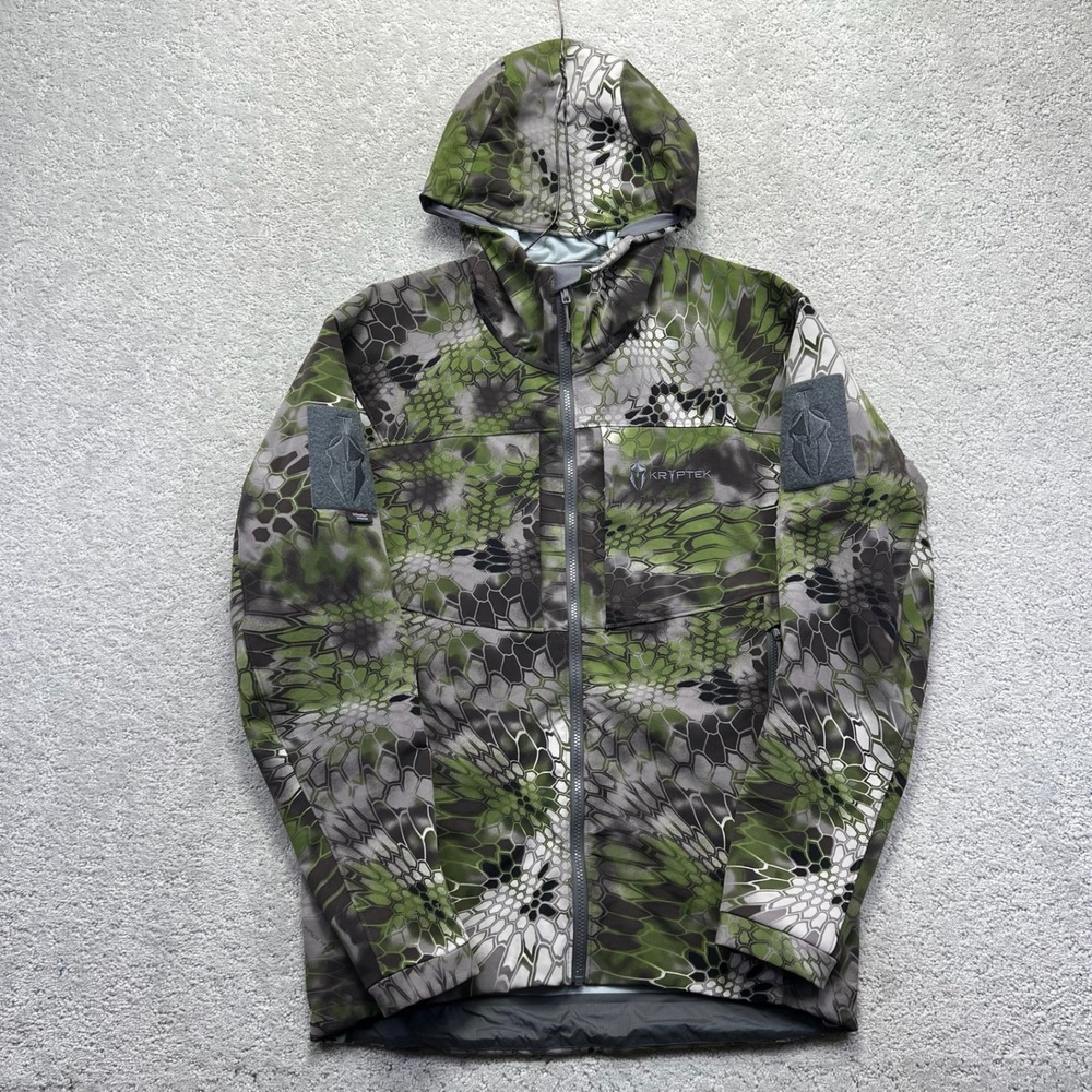 Kryptek Altitude Jacket Mens M Camo Bora Softshell Hooded Tactical Hunting Gorp